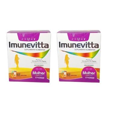 Imagem de Kit 2 Imunevitta Mulher De A a Zinco 60 Cápsulas