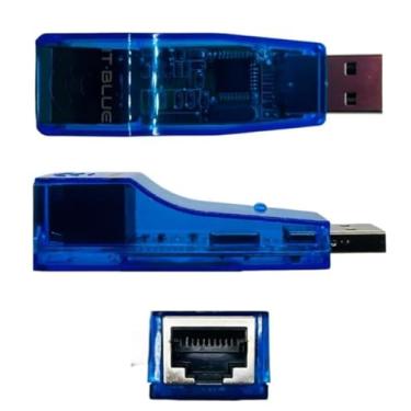 Imagem de Adaptador placa de rede USB RJ45 HB-T66