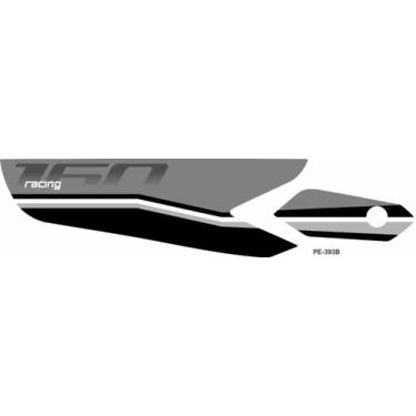 Imagem de Adesivo Protetor De Escapamento Honda Titanfan 160 Pe393b - Resitank