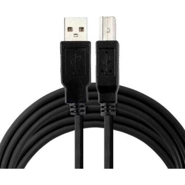 Imagem de Cabo HLD USB 2.0 para USB-B com Filtro (5 Metros) - Preto