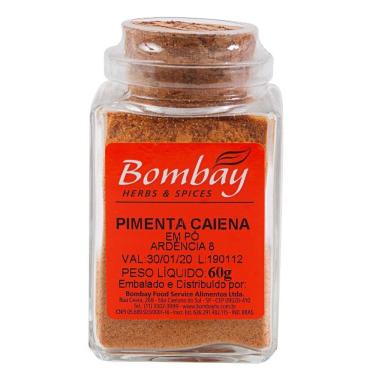 Imagem de Pimenta Caiena em Pó Bombay Herbs & Spices 60g