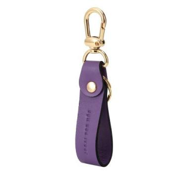 Imagem de Chaveiro De Couro Bovino Corinthians - Produto Oficial - Couro50, Roxo
