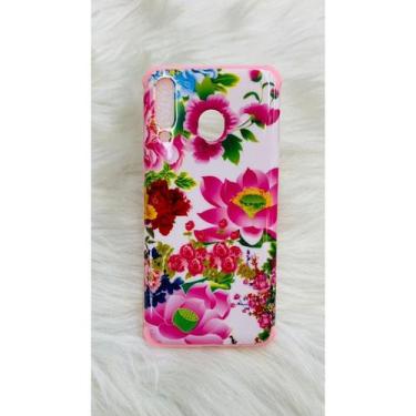 Imagem de Capinha capa Samsung M20 / M30 Estampa Floral, M20 Rosa Floral/Rosa GG