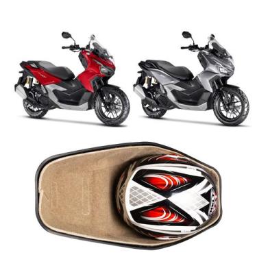 Imagem de Forração Honda ADV 160 Baú Acessório Forro Bege Scooter - Jaspe Ateliê