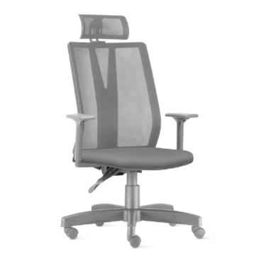 Imagem de Cadeira De Escritório Giratória Ergonômica Tela Addit