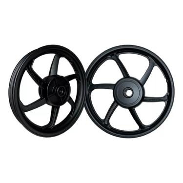 Imagem de Par De Roda Liga Leve 6 Palitos Biz 100 1998 Á 2005