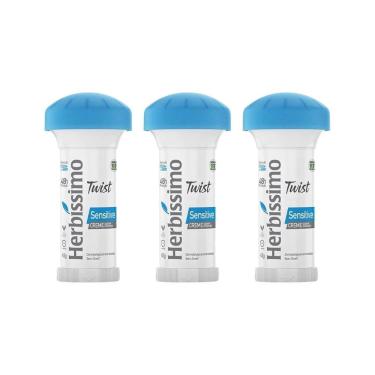 Imagem de Desodorante Herbissimo Stick Creme Sensitive 45G - Kit C/3Un