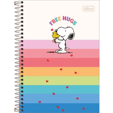 Imagem de Caderno Espiral 1/4 Snoopy 80 Folhas Tilibra Capa Dura