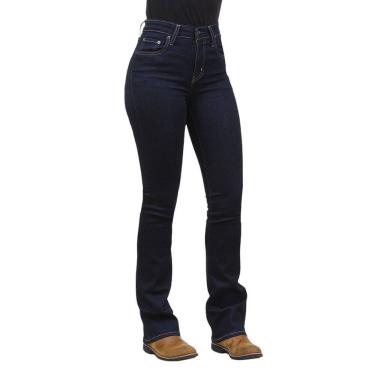 Imagem de Calça Feminina 725 High-Rise Bootcut Azul Levi`s 37678