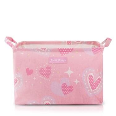 Imagem de Cesto Organizador Infantil Retangular 25.7L (Rosa)