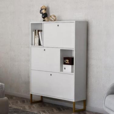 Imagem de Sapateira para Quarto com Nichos Florença - Miroo Móveis