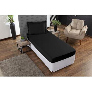 Imagem de Jogo De Lençol Roupa De Cama Solteiro 2 Peças Com Aba - Riffo Store, P