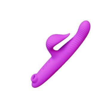 Imagem de Vibrador 3 em 1 Peacher com Sucção, Vibração e Vai e Vem - Sades's Bou