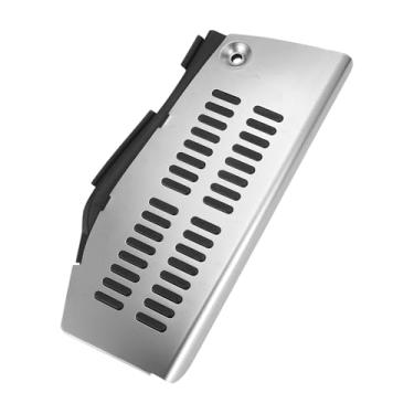 Imagem de REPAIROCK 1 peça de cobertura de pedais de apoio para os pés almofadas de pedal descanso de pé capa de pedal morto para Volkswagen Polo 2009-2017 aço inoxidável, plástico prateado