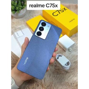 Imagem de Smarphone Realme C75X 256GB 8GB, Prova D'água RAM Dual SIM Tela 6.67 N