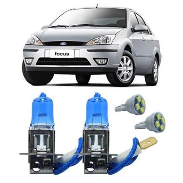 Imagem de Par Lâmpadas H3 12V Super Branca 4300K Focus 2000 A 2004 - FullLight