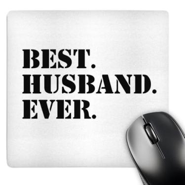 Imagem de 3dRose LLC Best Husband Ever - Presentes de amor romântico e divertido para casado para ele para aniversário ou dia dos namorados - Mousepad (mp_151520_1)