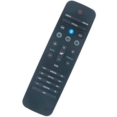 Imagem de YKF297-009 Controle remoto de substituição adequado para Philips Fidelio HTL9100 HTL9100/12 HTL9100/79 HTL5120 HTL5120/12 Soundbar Sound Bar Speaker Controle Remoto