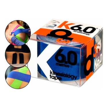 Imagem de Bandagem Fita Kinesiológica Esportiva K6.0 Tape D3 50mm x 6m