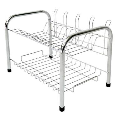 Imagem de Escorredor De Louça Dois Andares E119 Vinci Móveis Cromado