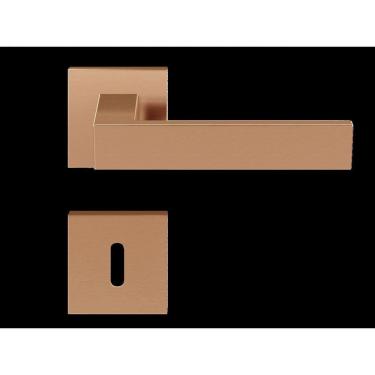 Imagem de Fechadura Em Zamac Beethoven Ta Quadrada 55mm Cobre Escovado Pado