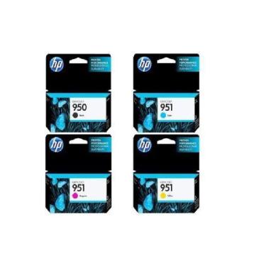 Imagem de Cartucho Hp 950 Kit 4 Cores 8100 | 8600 | 276dw | 251dw