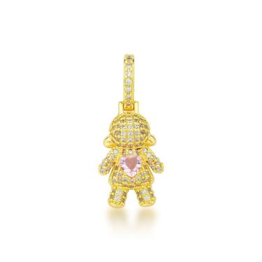 Imagem de Pingente Filhos Banhado Em Ouro 18k – Com Zircônias E Coração