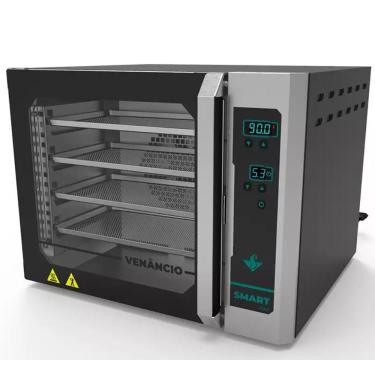Imagem de Forno Industrial Elétrico Convector Venâncio Smart Pro 4 Esteiras Inox 127v Fcsb4e