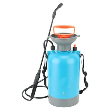 Imagem de Topincn Alta Pressão Água Spray Garrafa Alça De Ombro Ajustável para Plantas Limpeza Pulverizador De Pressão Bomba Portátil (5L Azul)