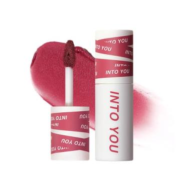 Imagem de INTO YOU Batom Matte, Argila Labial Super Stay Para Mulheres, À Prova D'Água, Longa Duração, De Alto Impacto Com Textura Leve Lama, Lábios E Bochechas Uso Duplo, Rosa (Em02)