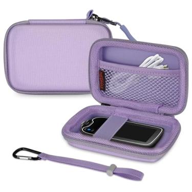 Imagem de MEDMAX Capa Protetora Rígida Para Freestyle Libre 3 2 / Reader, Leve, À Prova De Choque, Armazenamento E Transporte Diabéticos Com Clipe Alça (Lilás-Roxo)