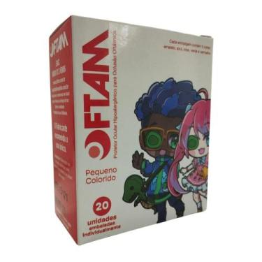 Imagem de Protetor Ocular Infantil Oftam Misto Colorido - 20 Unidades