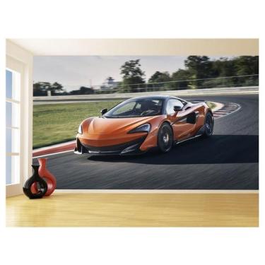 Imagem de Papel De Parede 3D Carro Mc Laren Pista Super 3,5M Car257 - Você Decor