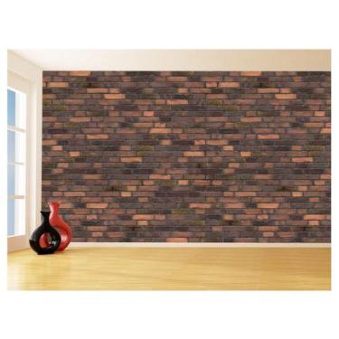 Imagem de Papel De Parede 3D Tijolo Sala Tijolinho Vista 3,5M Xbr16 - Você Decor