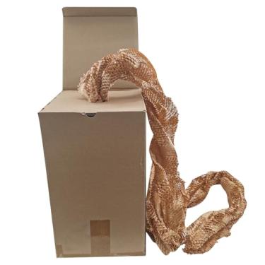 Imagem de Viecam papel de embalagem em favo de mel ecológico - 15" x 1700' com caixa de distribuição fácil, material kraft 100% reciclável, ideal para comércio eletrônico, mudanças e remessas para peq