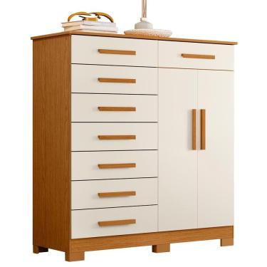 Imagem de Cômoda Verona 2 Portas e 8 Gavetas - Móveis Albatroz