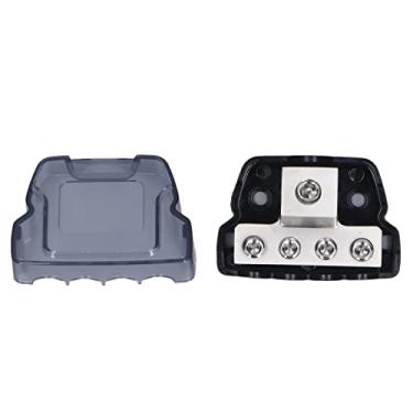 Imagem de Bloco de Distribuição de Energia de 4 Vias, Suporte de Fusível Amp, Distribuidor de Aterramento, Divisor de Bloco de Conexão, Amplificador de áudio do Carro