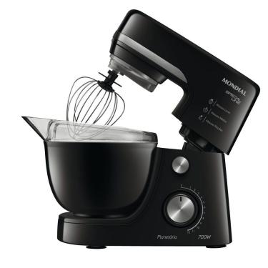 Imagem de Batedeira Planetária Mondial Special Line B48BSL Preto com Inox 110V