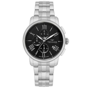 Imagem de Relógio Technos Masculino Grandtech Prata - Js15enw/1p