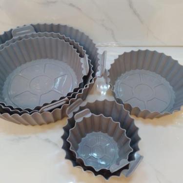 Imagem de Kit 6 formas de silicone air flyer - bazar do saara, CINZA