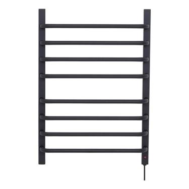 Imagem de Toalheiro Termico Parede Preto 127v Esquerdo 2 Toalhas Flape