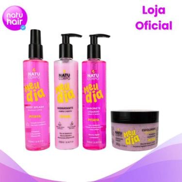 Imagem de Kit Pitaya Natucorpo Completo - Body Splash 250ml + Hidratante 250ml +