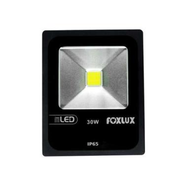 Imagem de Refletor LED 30W 6500K IP65 - Foxlux - Corpo Alumínio - Driver Embutid