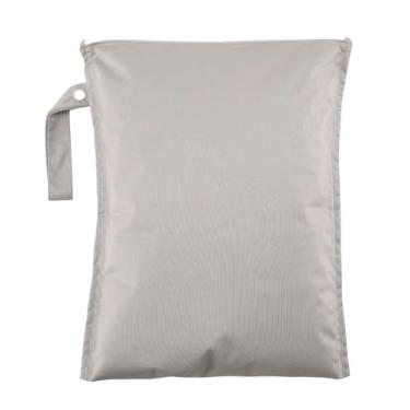 Imagem de babeine Bolsa De Viagem Impermeável Para Fraldas Pano, Roupas Banho, Peças Bomba, Piscina, Ginástica, Artigos Higiene Pessoal, Alça Carrinho Bebê, Creche, Armazenamento Alimentos E P15-U