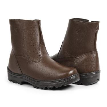 Imagem de Bota Masculina de Inverno para Neve em Couro em Lã Impermeáv - Oslo In