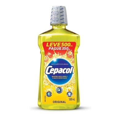 Imagem de Antisséptico Bucal Cepacol Tradicional Leve 500ml Pague 350ml