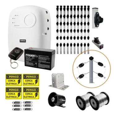 Imagem de Kit Cerca Elétrica Intelbras Elc 5003 Industrial 90m 4cantos