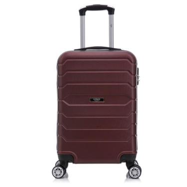 Imagem de Mala de Viagem Bordo rodas 360 cadeado Embutido tripx ABS, Vinho
