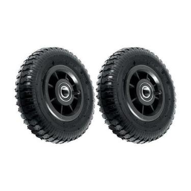 Imagem de Kit 2 un roda pneum ajax 2.50-4 4l plástico rol 20mm 3/4