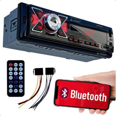 Imagem de Radio Automotivo Bluetooth FM Usb Micro Sd Aparelho de Som 12v Para Ca